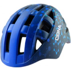 Шлем велосипедный детский Cigna WT-022 (синий, черный, красный)